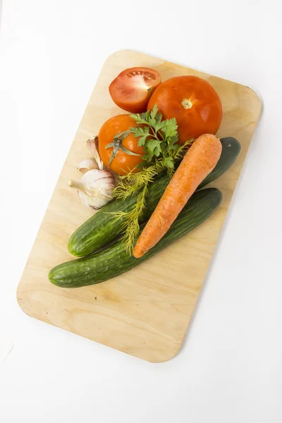 Свежие овощи для салата. — стоковое фото