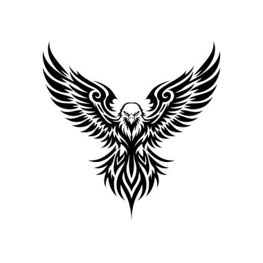 Kabile Hayvanı Kartal vektör tasarımı basit ve modern konsept