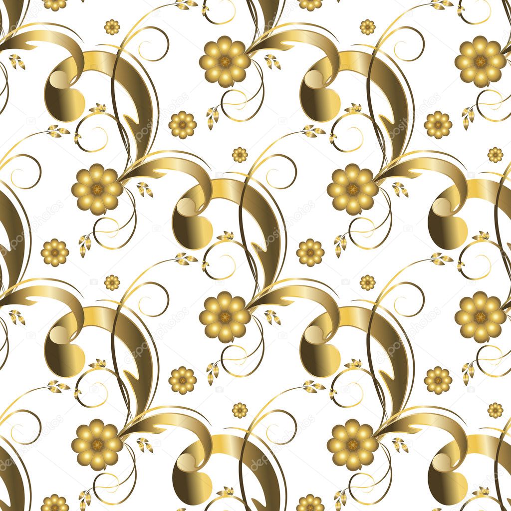 Seamless gold pattern