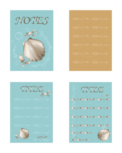 Notlar ve not defteri için dekoratif sayfaları kümesini kapsayan. 