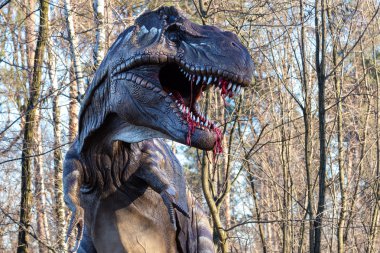 yukarı Tyrannosaurus Rex_close model
