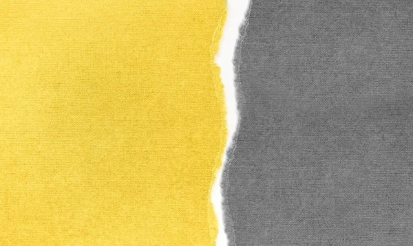 Papierstruktur Gelb Und Grau — Stockfoto