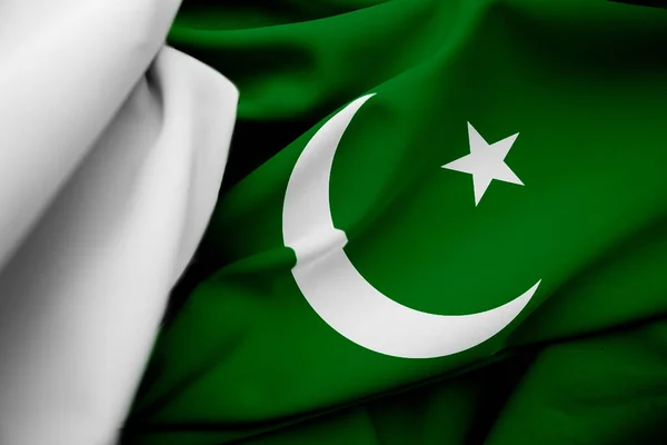 Zwycięstwo Pakistanu, flaga. Szczęśliwego, niezależnego dnia — Zdjęcie stockowe