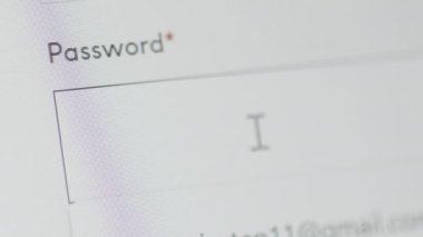 Bilgisayar Ekranında İnternet Tarayıcıdaki parola kutusu