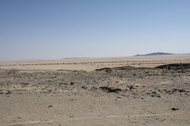 Sandy Namibya çöl 