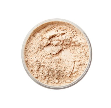 doğal bej ufalanmış toz