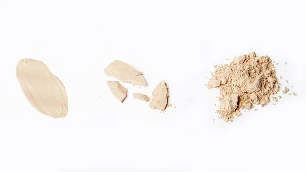 自然的米色碎的粉 — 图库照片