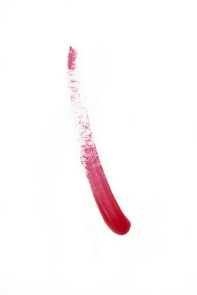 Rojo fucsia manchado brillo labial —  Fotos de Stock