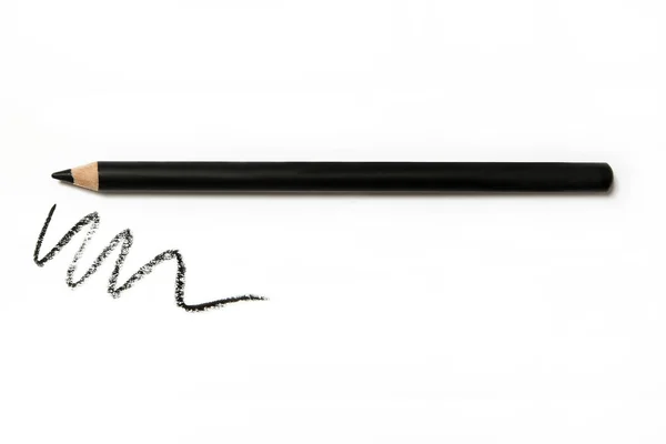 Podbite oko ołówek biały narysowanej linii — Zdjęcie stockowe