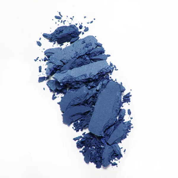 Blue crumbled eye shadow — Stock Photo, Image