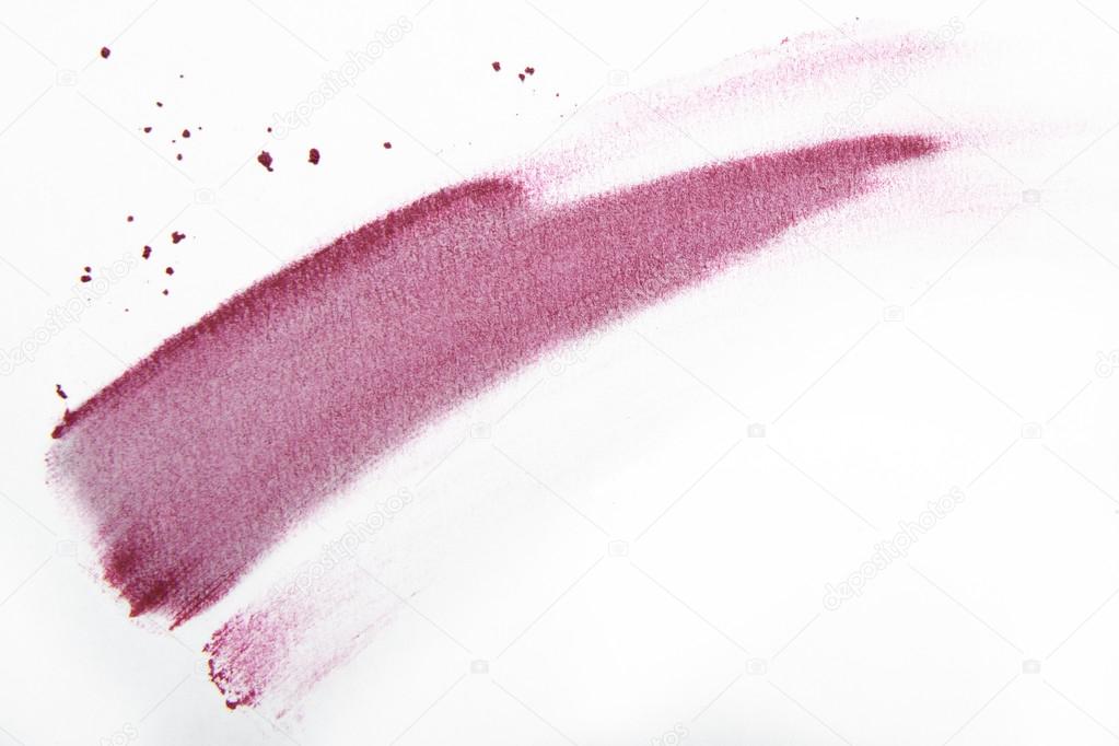 pink eyeshadow blush brush stroke