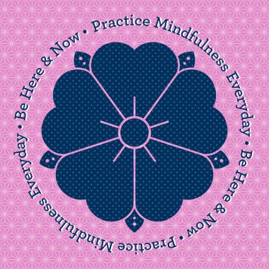 Mindfulness poster - doğa ilham