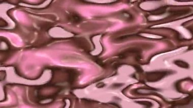Yumuşak Pembe Tonlarda Soyut Sıvı Hareket Oluşturuluyor