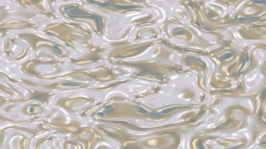 Akışkan Metalik Tonlarla Pürüzsüz Soyut Sahne Oluşturuluyor