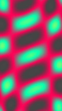 Parlak Neon Pembe ve Gri desenli Soyut Renk Dalgaları