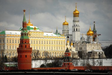 Moskova kremlin görünümünü