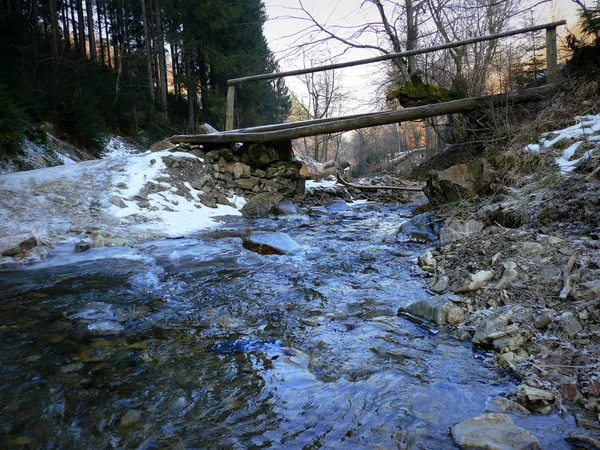 Karpaty, ukraine - die Stadt Rakiv — Stockfoto