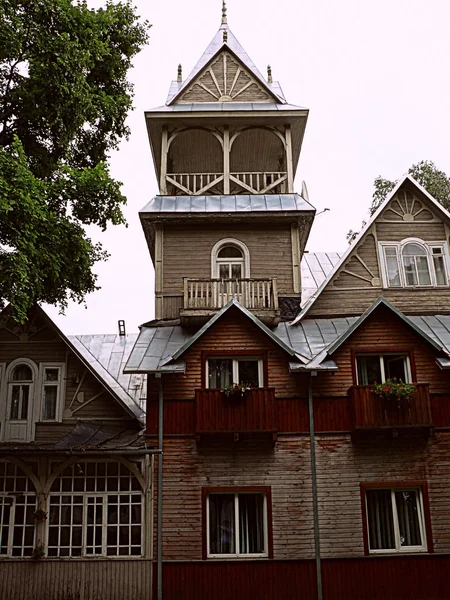 Старий будинок в Литві — стокове фото
