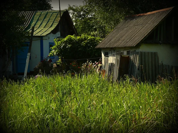 Ucrânia. Na aldeia . — Fotografia de Stock