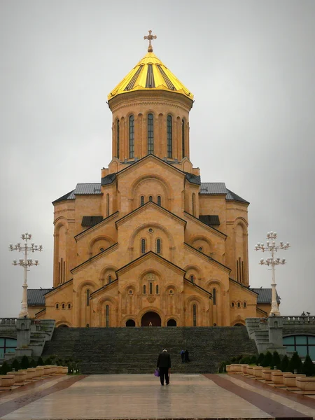 Місто соборі Пресвятої Трійці – Самеба — стокове фото