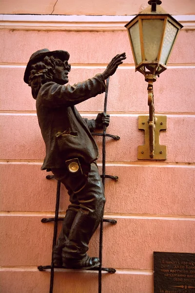 Ukraine monument electrician — Stock Photo, Image