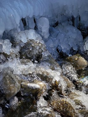 doğa tarafından yapılan buz rakamları