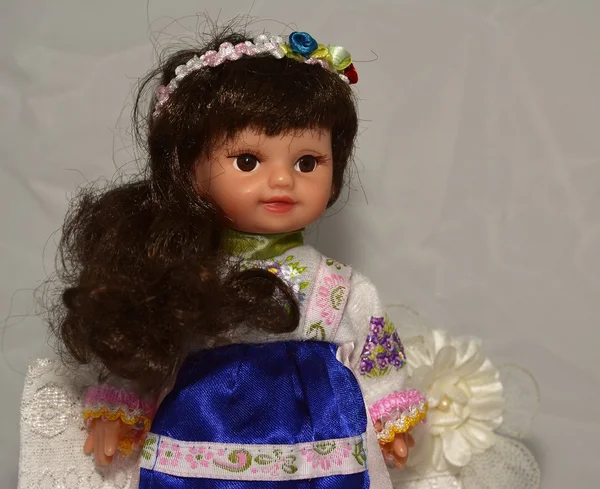 Doll in the national costume — Stock Photo, Image