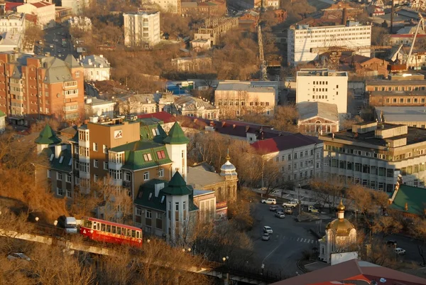 Mooie stad van Vladivostok — Stockfoto