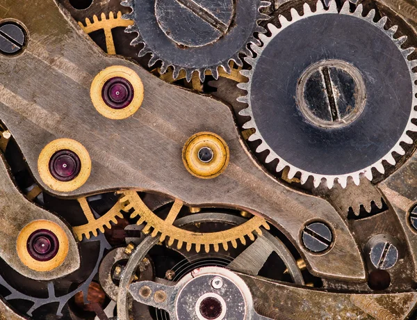 Het interieur van een zakhorloge. — Stockfoto