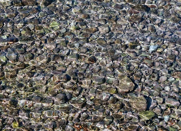 Escombros marinos en el agua — Foto de Stock