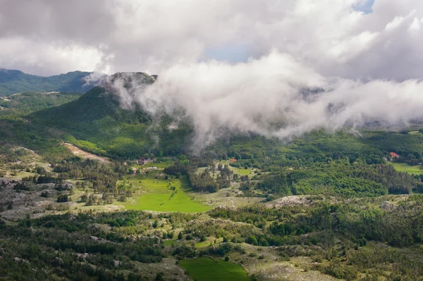 Weergave van Lovcen nationaal park. Montenegro — Stockfoto