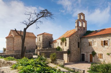 Budva eski kasaba kilise. Karadağ 