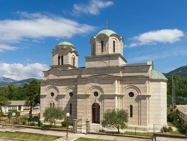 Iglesia de San Sava. Tivat city, Montenegro — Foto de Stock