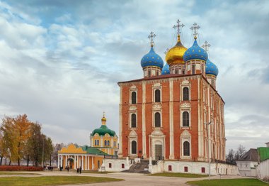 Ryazan Kremlin görünümünü. Ryazan şehir, Orta Rusya