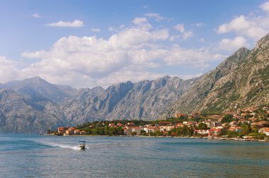Karadağ. Kotor Körfezi görünümünü 