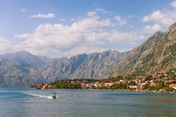 Czarnogóra. Widok na zatokę Kotor — Zdjęcie stockowe