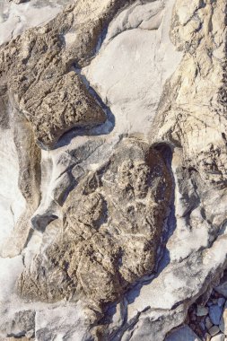 Güzel güneşli Akdeniz manzarası. Karadağ, Adriyatik Denizi. Verige Boğazı yakınlarındaki Kotor Körfezi Görünümü