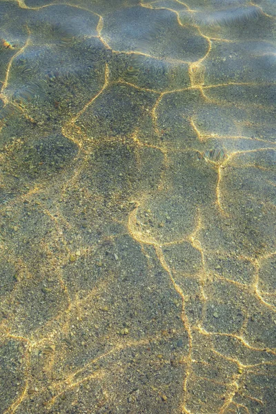 Agua Poco Profunda Día Soleado Textura Natural Abstracta — Foto de Stock