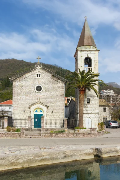 Iglesia de San Roch. Donja Lastva village, Montenegro — Foto de Stock