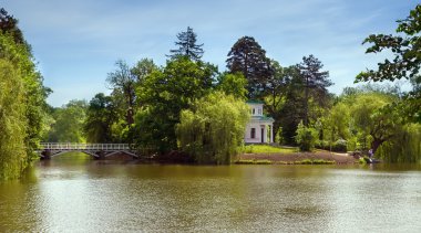 Üst gölet dendroloji Ulusal parkta 