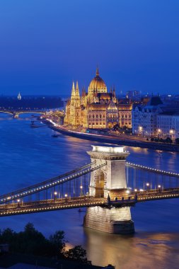 The illuminated Budapest clipart