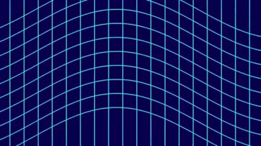 Yatay olarak sarılı sonsuz kare şablon döngüsü, akışkan, modern ve kesintisiz geometrik akış oluşturur