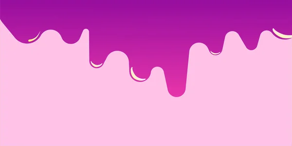 Yumuşak kıvrımları ve damlayan kenarları olan, erimiş boya ya da yumuşak mürekkebe benzeyen soyut sıvı şekil. Bu renkli akış ögesi modern grafik çerçeve ya da tasarım kullanımı için sanatsal bir damlacık olarak çalışır