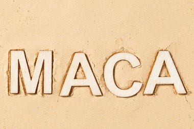 Susuz Maca tozu, Güney Amerika 'dan süper yiyecek, (lepidium meyenii)