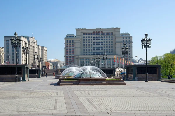 Manege square, Moskva, Ryssland — Stockfoto