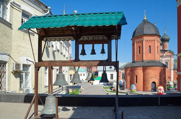 Vysoko-Petrovskiy Manastırı, çan kulesi, Moskova, Rusya Federasyonu 