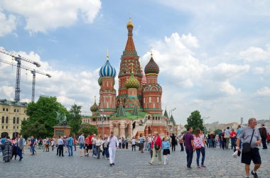 Fesleğen Tapınağı kutsal, Moskova, Rusya Federasyonu