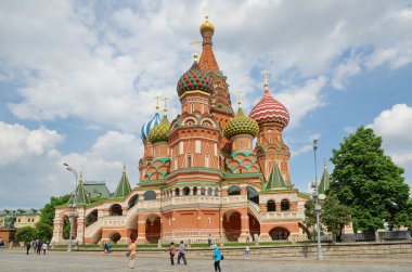 Fesleğen Tapınağı kutsal, Moskova, Rusya Federasyonu