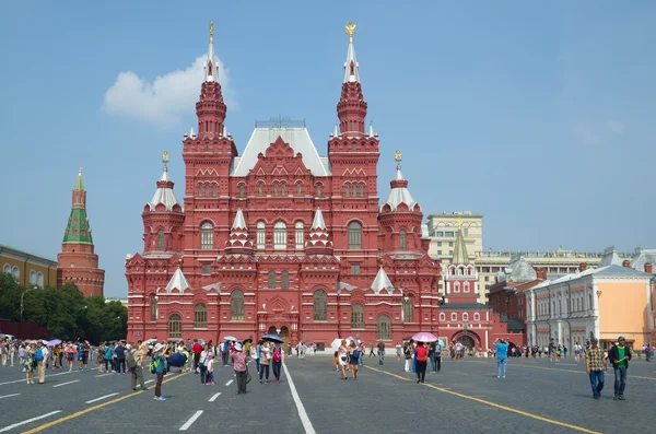 O edifício do Museu Histórico, Moscou, Rússia — Fotografia de Stock