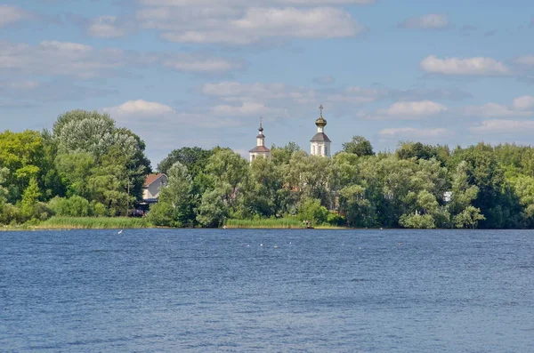 Seliger Gölü Nden Zhitny Yarımadası Teolog John Kilisesi Bogoroditsky Zhitny — Stok fotoğraf
